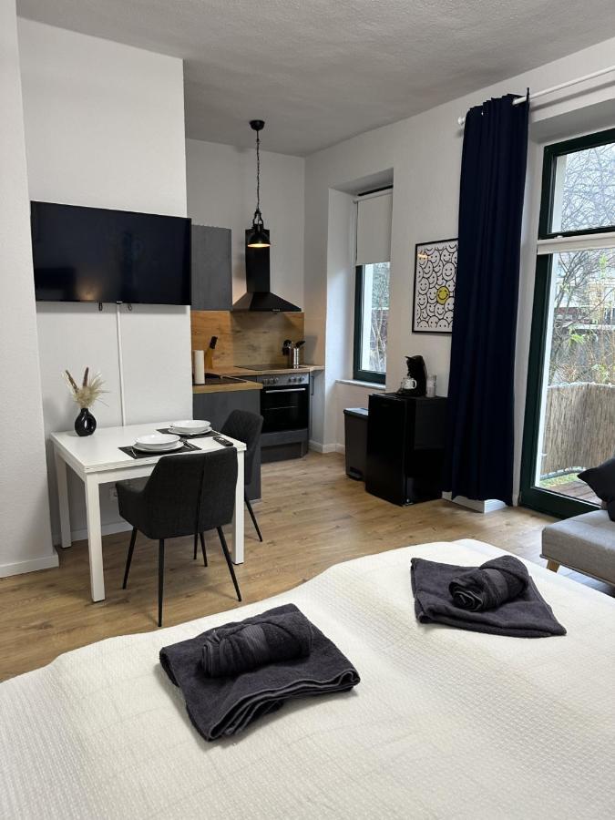 Ferienwohnung Lorenz Mit Kostenlosem Parkplatz Netflix Boxspringbett Kueche 마그데부르크 외부 사진